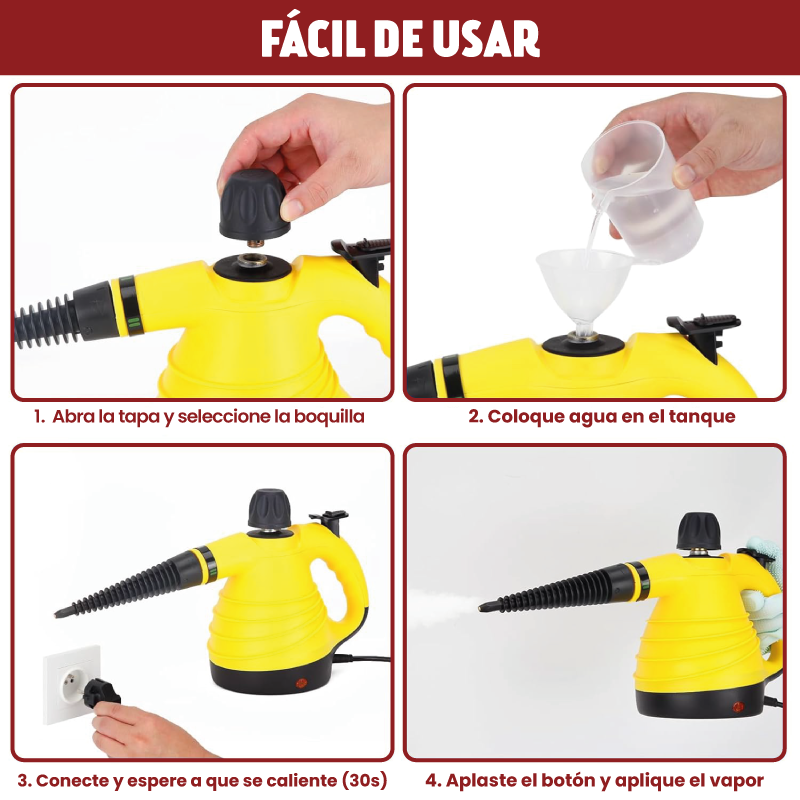 CleanVapor X® Limpiador a Vapor y Sanitizador