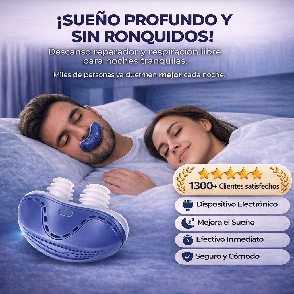 Dispositivo Antirronquidos Inteligente - SleepAir Max®