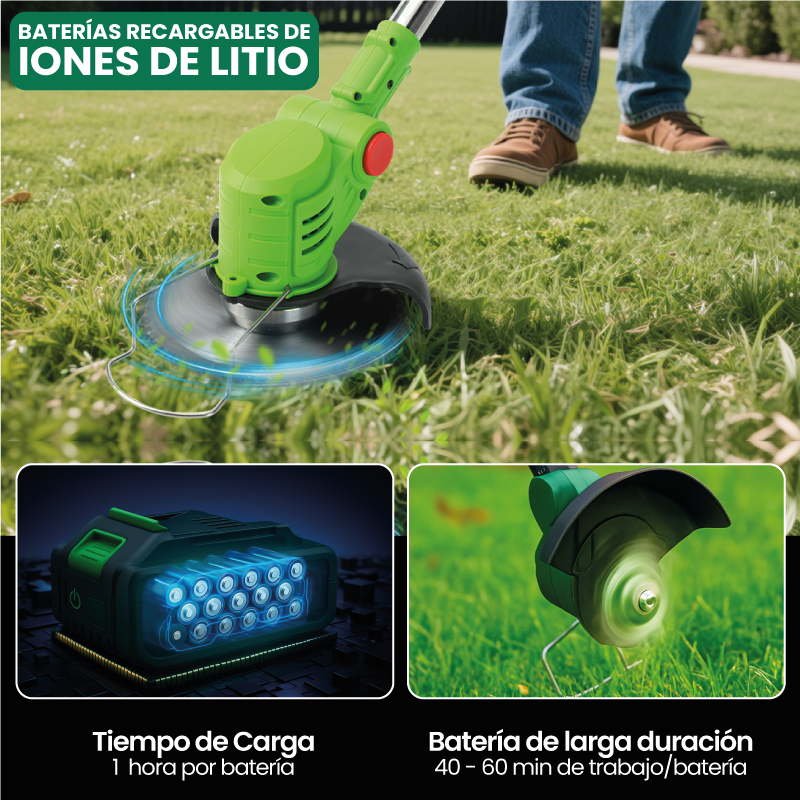Cortadora y Podadora Inalámbrica GardenPro®