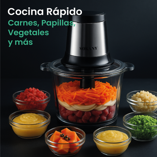 Procesador de Alimentos Sokany® 6.5 Litros