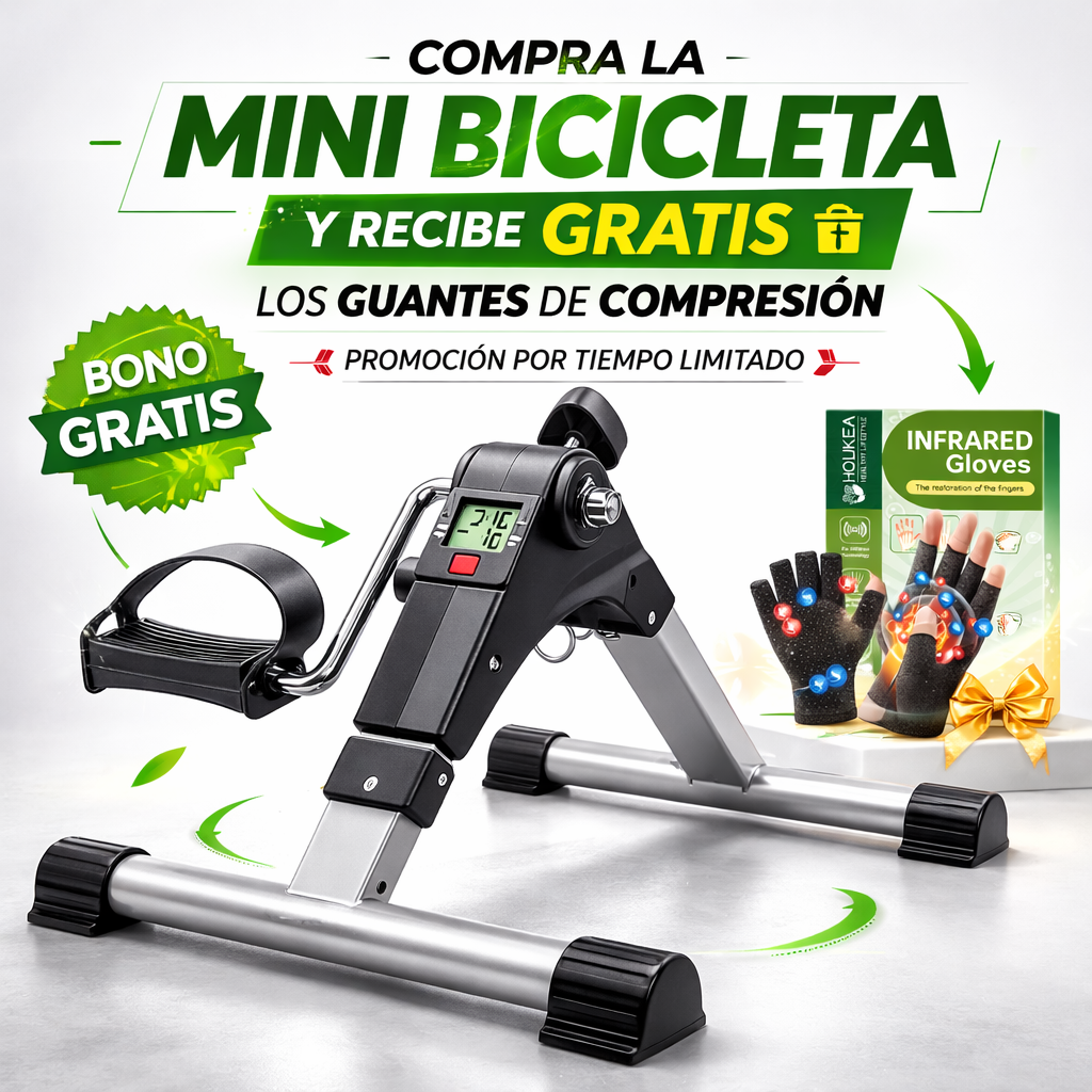 VitaMove® Mini Bicicleta de Ejercicios Portátil GRATIS GUANTES DE COMPRESION